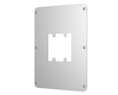 AXIS COMMUNICATIONS  02503-001  TI8203 ADAPTER PLATE              Stainless Steel Adapter Plate For Mounting AXIS I8016-LVE Network Video Intercom In Code Blue And Talkaphone Emergency Stations And Help Points. Suitable For New Deployment