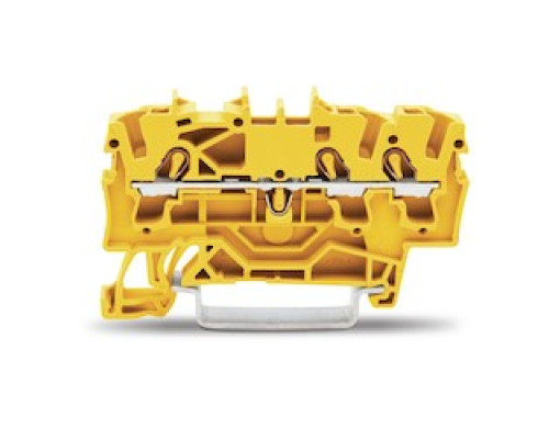 WAGO CORPORATION  2002-1306      3 COND THRU TERMINAL BLOCKS 22-12 AWG SUITABLE FOR EX II YELLOW