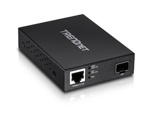 TRENDNET  TFC-PGSFP      Gigabit PoE PD SFP Fiber Media Converter