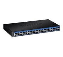 TRENDNET  TEG-524WS      52-Port Gigabit Web Smart PoE+ Switch
