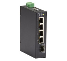 BLACK BOX NETWORK SERVICES LIG401A   Gigabit Ethernet 1000-Mbps Extreme Temperature Switch - 4 10/100/1000-Mbps Copper RJ45, 1 SFP