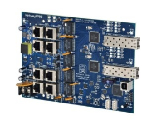 ALTRONIX  NETWAYSP8B      Switch Board, Dual 1G Fiber SFP, 2 Port, 10/100/1000 PoE, 120W, Hardened