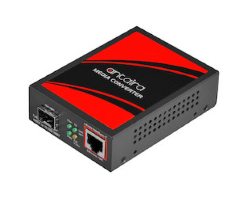 ANTAIRA TECHNOLOGIES LLC FCU-2805P-SFP   10/100/1000TX To SFP Mini-GBIC Media Converter w/ IEEE 802.3at PoE+ Injector Port