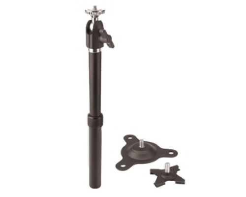 PANAVISE  883-T               CCTV Dual Option - Telescoping Shaft - Knob And Set Screw Adj. - Black