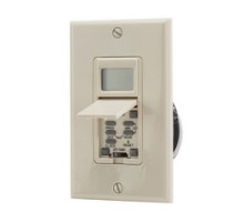 NSI INDUSTRIES  SS720AA      Digital Wall Switch Timer, 120V, Lt Almond
