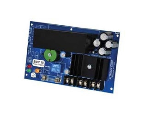 ALTRONIX  SMP10               Power Supply Charger, Single Output, 12/24VDC @ 10A, 24VAC, Board