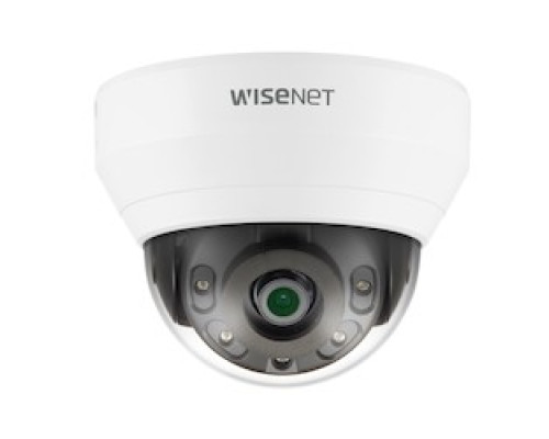 HANWHA VISION  QNV-7012R               4MP IR Outdoor Vandal Dome 30fps, 2.8mm fixed lens, H.265 H.264. 120dB WDR