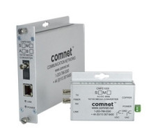 COMNET COMMUNICATION NETWORKS CNFE1002MAC1B-M   Small Size 100Mbps Media Converter B , ST Connector, AC/DC Power, mm, 1 fiber