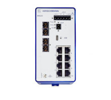 HIRSCHMANN  942170004  BRS20-8TX/2FX      Compact Managed Industrial Switch, fanless design, FE switch
