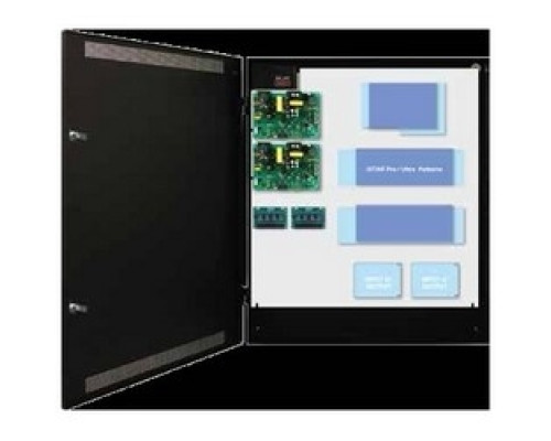 LIFESAFETY POWER  FPO150/250-2D8E8S      Integrated SWH Power System, 12 Ampere 12 Volt DC/6 Ampere 24 Volt DC, 150/250 Watt, 16-Door, 16 Auxiliary, 30