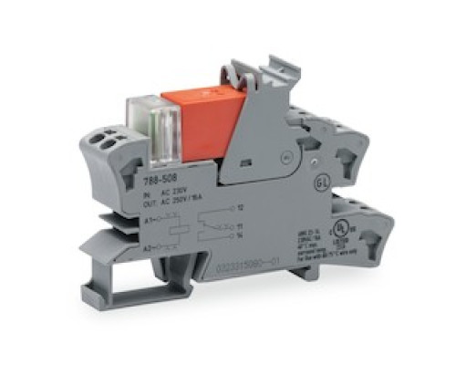 WAGO CORPORATION  788-507      RELAY SOCKET W/RELAY, STATUS EACH 1 CHANGEOVER CONTACT
