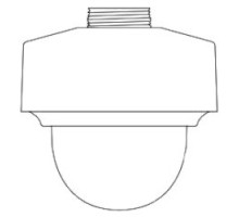 PELCO  IMEPM-I      Sarix Series Camera, Enhanced, Indoor Dome Pendant Mount