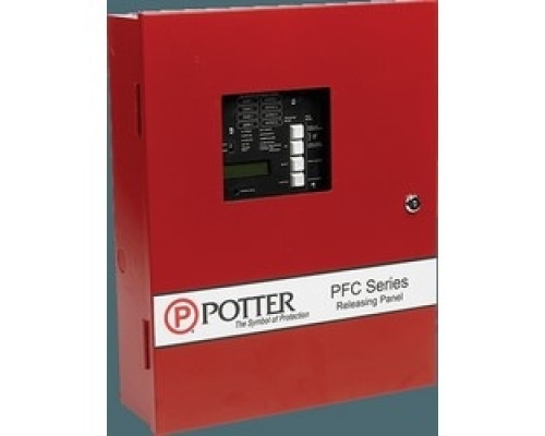 POTTER ELECTRIC  3006142  PFC-4410RC      Releasing Fire Alarm Control Panel, 4-Zone, 32 Character Alpha-Numeric LCD Display, 24 Hr Clock, 14-1/2