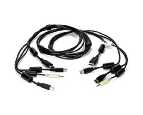 VERTIV  CBL0104      Vertiv Avocent USB Keyboard and Mouse, DisplayPort and Audio Cable, 6 ft. for Vertiv Avocent SV and SC Series Switches - for KVM Switch, Keyboard/Mouse, Speaker - 6 ft - 1xDisplayPort Digital Audio/Video, 1xAudio - 2xUSB
