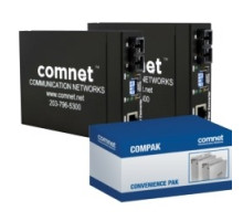 COMNET COMMUNICATION NETWORKS  COMPAKFE2SCM2      Commercial Grade 100Mbps Media Converters, SC Connector, Power Supply Included, mm, 2 fiber