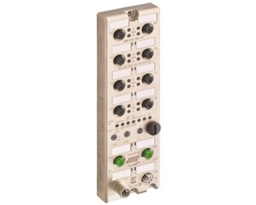 LUMBERG AUTOMATION  934879007  0980ESL390-121      Active IP67 I/O, I/O Standalone, LioN-P Series, Multiprotocol, 16DIO, M12 I/O, M12 L-coded Power Supply Connection, 60 mm, Metal