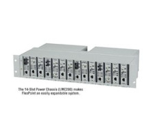 BLACK BOX NETWORK SERVICES  LMC200      Media Converter Chassis - 14-Slot, Rackmount, Single 115-230VAC