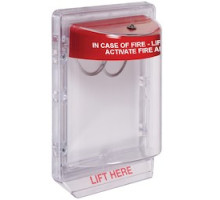 SAFETY TECHNOLOGY INTL STI-1200   Stopper II, Flush Mount without Sounder, Fire Label, Internal dimensions 140mm 7