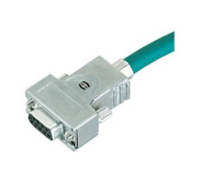 HARTING  61030012010      D-Sub 9pin Inducom Metal Hood, Top Entry, hex screw 4-40UNC, w/ internal grounding block