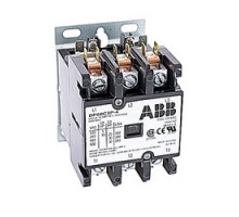 ABB  DP60C3P-4      3 pole, 60 amp, non-reversing, definite purpose contactor, 480V AC coil, industry standard mounting plate