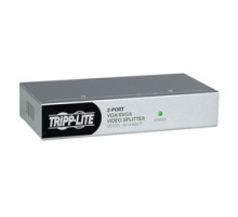 TRIPP LITE B114-002-R   2-Port VGA/SVGA Video Splitter with Signal Booster, High Resolution Video, 350MHz, HD15 M/2xF