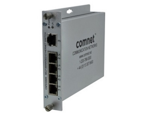 COMNET COMMUNICATION NETWORKS CNFE5SMS   10/100T X 5TX Ethernet Self-managed Switch