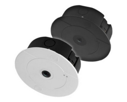 PELCO  EVO-12NRD      Network Camera, Recessed Mount, MJPEG, 12MP, 10X, F2.0/185 Degree Lens, 360 Degree View Angle, PoE, 12 Volt DC, CMOS Sensor, Aluminum Body/Polymer Bubble, White