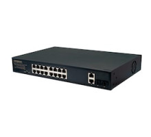 SECO-LARM USA INC  NS-516UT-GAQ      16-PORT GIGABIT POE SWITCH
