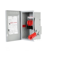 SIEMENS  US2:HNF361      Safety Switch, Non-Fusible, Single Throw, Heavy Duty, 480/600 Volt AC, 600 Volt DC, 30A, 30 HP at 3 Phase, 3 Pole, Steel, NEMA 1, For Indoor