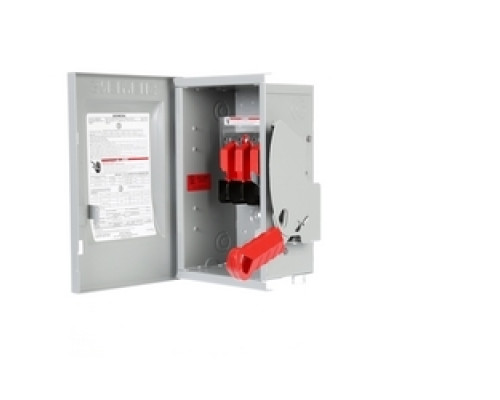 SIEMENS  US2:HNF361      Safety Switch, Non-Fusible, Single Throw, Heavy Duty, 480/600 Volt AC, 600 Volt DC, 30A, 30 HP at 3 Phase, 3 Pole, Steel, NEMA 1, For Indoor