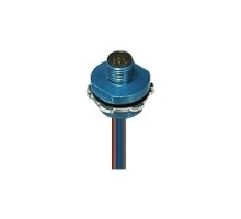 LUMBERG AUTOMATION  600001367  RSF 41/2-14/0.5M      M12 Micro, Receptacle, 4-pole, male, M12 for front mounting, 24 and 22 AWG, panel mount thread 1/2 inch-14 NPT, 0.5 meter leads.