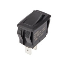 NSI INDUSTRIES  77140RQ      On-Off, SPST, No-Light Black QuikConnect Rocker Switch