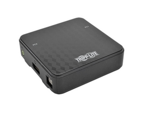 TRIPP LITE  B004-DP2UA2-K      2-Port DisplayPort KVM Switch 4K 60 Hz with Audio, Cables and USB Peripheral Sharing