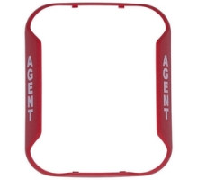SYSTEM SENSOR  BZGR-AG      Audible Visible Bezel, Compact, Indoor, Wall Mount, -40 to 151F, Red, AGENT Legend, For Horn, Strobe