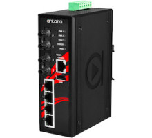 ANTAIRA TECHNOLOGIES LLC  LMX-0602-ST-M-T-V2      6-Port Industrial Managed Ethernet Switches w/4 10/100Tx + 2 100Fx Multimode 2Km, ST Connector; EOT: -40-75C