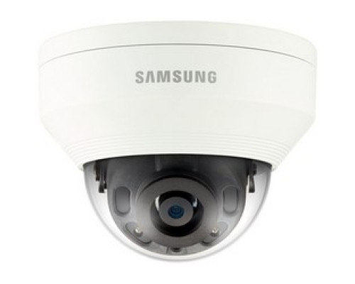 HANWHA VISION  QNV-6010R               Network Camera, IR Dome, Vandalproof, Day/Night, H.264/H.265/MJPEG, 1920 x 1080 Resolution, F1.8 Fixed Focal 2.8 MM Lens, 128 GB, 12 Volt DC, 5.8 Watt, PoE