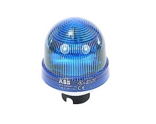 DELGA SAIC Y F  225XL120240R      Optical module for signal beacon with blue Xenon tube flashing light, 115V AC, with integrated xenon tube