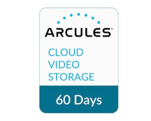 ARCULES INC A0-C-0480-060-US1 0480-060   Cloud Video Subscription License With 60 Days Cloud Storage 480p