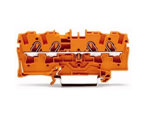 WAGO CORPORATION  2004-1402      4 COND THRU TERMINAL BLOCKS 20-10 AWG SUITABLE FOR EX II ORANGE