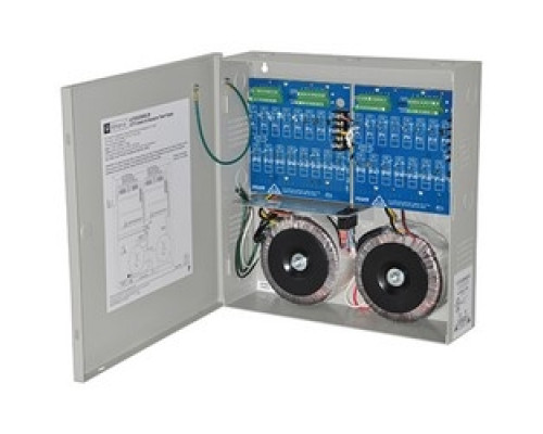 ALTRONIX  ALTV2432600ULCB      CCTV Power Supply, 32 PTC Class 2 Outputs, 24/28VAC @ 12.5A, 115VAC, BC300 Enclosure