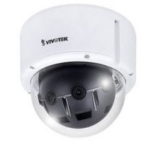 VIVOTEK  MS8392-EV      Network Camera, Multi-Sensor Dome, 180 Degree Panoramic View, H.264/MJPEG, 3 Megapixel Sensor, 7552 x 1416 Resolution, F1.6 Fixed Focal 6 MM Lens, 23.5/8.5 Watt
