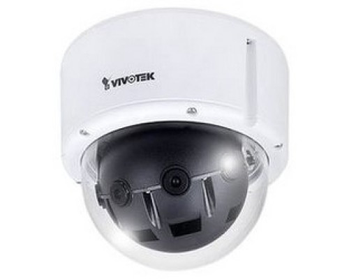 VIVOTEK  MS8392-EV      Network Camera, Multi-Sensor Dome, 180 Degree Panoramic View, H.264/MJPEG, 3 Megapixel Sensor, 7552 x 1416 Resolution, F1.6 Fixed Focal 6 MM Lens, 23.5/8.5 Watt