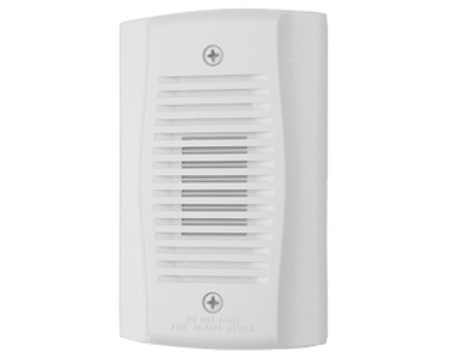 SYSTEM SENSOR  MHW               Mini-Horn, 12/24 Volt, Indoor, Wall mount, White