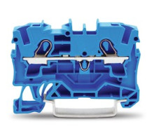 WAGO CORPORATION  2004-1204      2-conductor Through Terminal Block; 4 mm2; For Ex E II And Ex I Applications; Side And Center Marking; For Din-rail 35 X 15 And 35 X 7.5; Push-in CAGE CLAMP