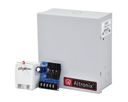 ALTRONIX  AL624ET      Linear Power Supply Charger, Single Class 2 Output, 12VDC @ 1.2A, 115VAC, BC100, Enclosure, includes TP1620