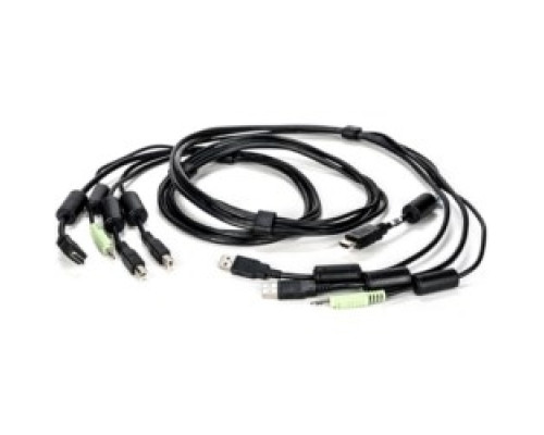 VERTIV  CBL0112      Vertiv Avocent USB Keyboard and Mouse, HDMI and Audio Cable, 6 ft. for Vertiv Avocent SV and SC Series Switches - for Keyboard/Mouse, Speaker, Audio/Video Device, KVM Switch - 6 ft - USB - HDMI Digital Audio/Video, Keyboard/Mou