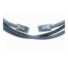 APPROVED MANUFACTURERS  L1-5M-CAT6-SHLD      5 M CAT 6 PATCH CORD PVC JKT 24-4 PR SOLID SHD GRY RJ45-RJ45 LVL 1