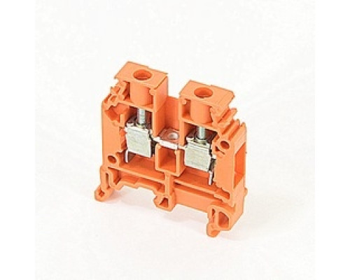 TE-ENERGY  010500422      Through Terminal Block, 22-8AWG, 600V, M 6/8 Orange