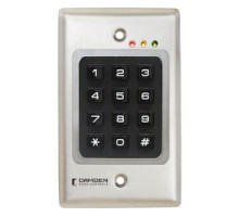 CAMDEN DOOR CONTROL  CM-120I      Door Activation Device Keypad, Standalone/Wiegand, Flush Mount, 1-Gang, 12/24 Volt AC/DC, 999 User, 4-1/2