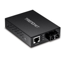 TRENDNET  TFC-GMSC      SC Fiber Converter, 1000 Base-T to 1000 Base-SX, Multimode, 100 to 240 Volt AC, 5 Volt DC, 9 Kilobyte Frame, 2.95
